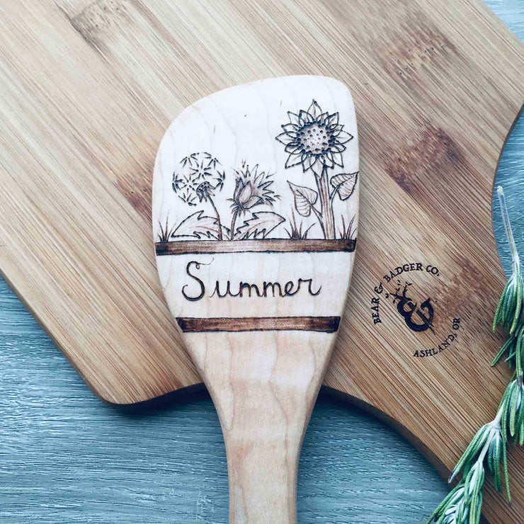 Summer | Four Seasons | Seasonal Wood Kitchen Utensil